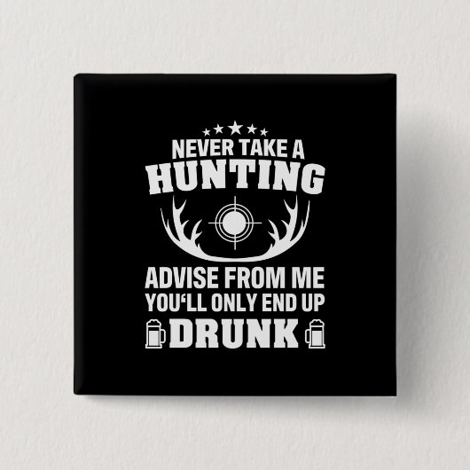 Hirschjäger trinken button (Vorderseite)