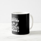 Hirschjäger trinken kaffeetasse (VorderseiteRechts)