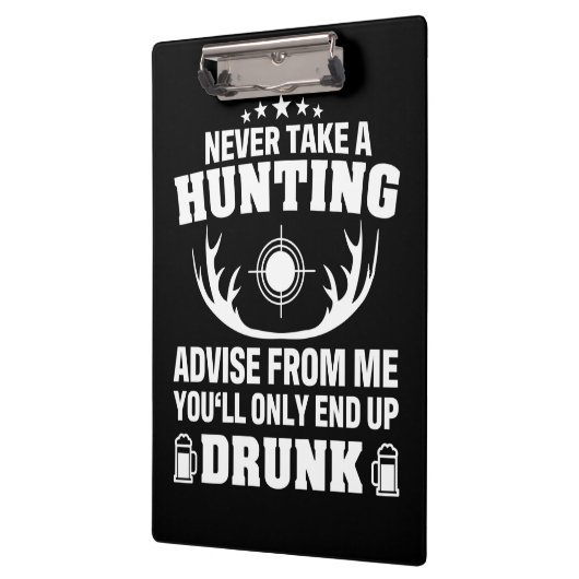 Hirschjäger trinken klemmbrett (Links)