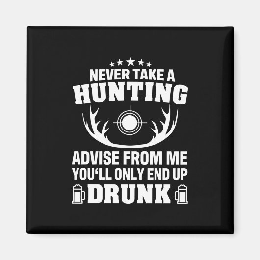 Hirschjäger trinken magnet (Vorne)