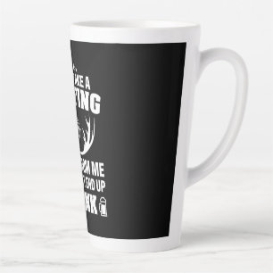 Hirschjäger trinken milchtasse