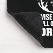 Hirschjäger trinken mousepad (Ecke)
