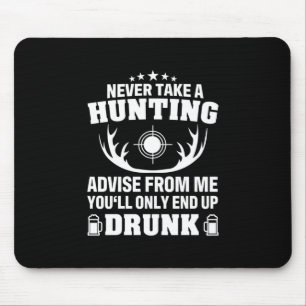 Hirschjäger trinken mousepad