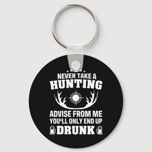 Hirschjäger trinken schlüsselanhänger (Vorderseite)