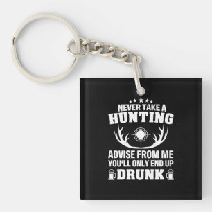 Hirschjäger trinken schlüsselanhänger