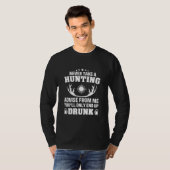 Hirschjäger trinken T-Shirt (Vorne ganz)