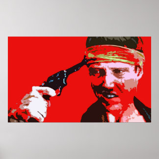 Hirschjäger Walken Poster