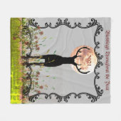 Hirschkabine individuell anpassbar 2022 Wirbel Fleecedecke (Vorderseite (Horizontal))