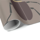 Hirschkäfer Bold Minimalist Insekt Geschenkpapier (Rolleneckpunkt)