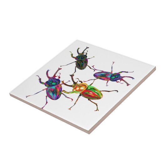 Hirschkäfer Fliese (Seite)