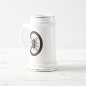 Hirschkäfer in Rahmen Bierglas (Vorderseite Links)