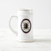 Hirschkäfer in Rahmen Bierglas (Links)