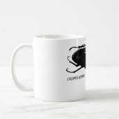 Hirschkäfer Lucanus cervus tierisches Design Kaffeetasse (Links)