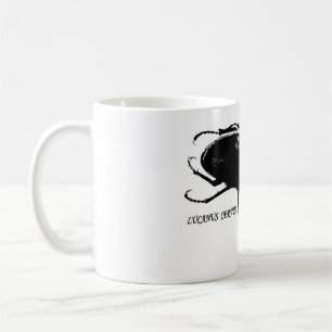 Hirschkäfer Lucanus cervus tierisches Design Kaffeetasse