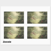 Hirschkleber Rechteckiger Aufkleber (Blatt)