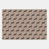 Hirschknochen Jumping Stehend Geschenkpapier Set (Vorderseite 2)
