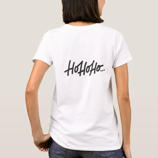 Hirschkopf Antler Rustikales Land Modernere T-Shirt (Rückseite)