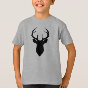 Hirschkopf Antler Rustikales Land Modernere T-Shirt