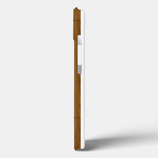 Hirschkopf auf Holz Case-Mate iPhone Hülle (Rückseite / Links)