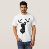 Hirschkopf Buck T-Shirt (Vorne ganz)