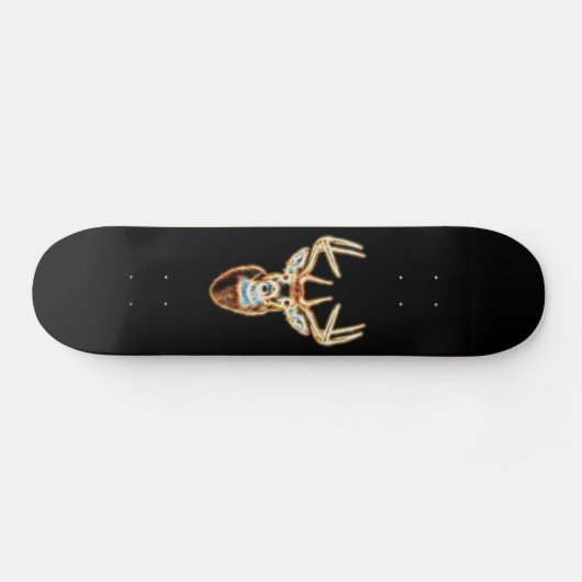 Hirschkopf digitaler Energie Geist Skateboard (Horizontal)
