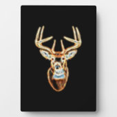 Hirschkopf-Energie-Geist Fotoplatte (Vorderseite)