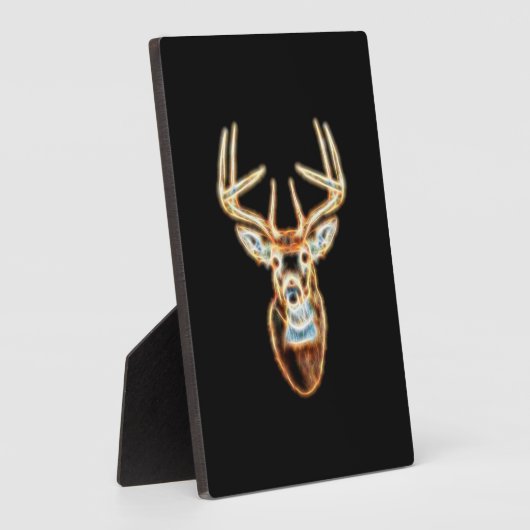 Hirschkopf-Energie-Geist Fotoplatte (Seite)