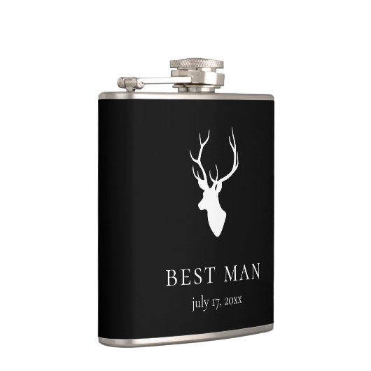 Hirschkopf Flachmann (Rechts)