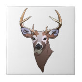 Hirschkopf Fliese (Vorderseite)