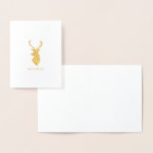 Hirschkopf Folienkarte (Anzeige)