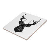 Hirschkopf Geometric ai File Deer Silhouette Stag  Fliese (Seite)