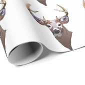 Hirschkopf Geschenkpapier (Rolleneckpunkt)