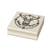 Hirschkopf Gummistempel (Stempel)