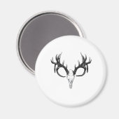 Hirschkopf Magnet (Vorderseite/Rückseite)