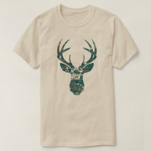Hirschkopf mit Geweih T-Shirt
