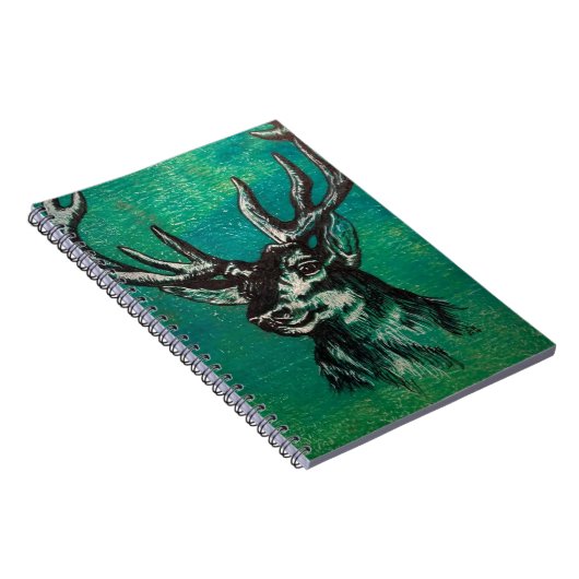 Hirschkopf Notizblock (Rechte Seite)