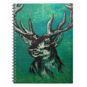Hirschkopf Notizblock (Vorderseite)