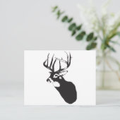 Hirschkopf Postkarte (Stehend Vorderseite)