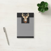 Hirschkopf reiner Energie Geist Post-it Klebezettel (Büro)