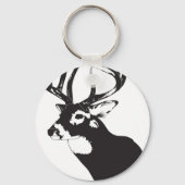 Hirschkopf Schlüsselanhänger (Vorderseite)