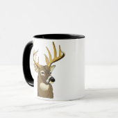 Hirschkopf Tasse (Vorderseite Links)