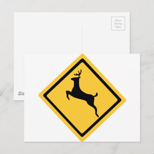 Hirschkreuz Postkarte (Vorne/Hinten)