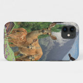 Hirschkunst Case-Mate iPhone Hülle (Rückseite (Horizontal))