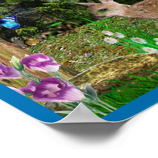 Hirschkunst Poster (Ecke)