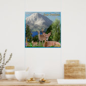 Hirschkunst Poster (Küche)
