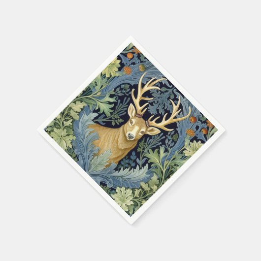 Hirschkunstnouveau Serviette (Ecke)