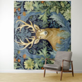 Hirschkunstnouveau Wandteppich (Beispiel)