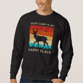 Hirschlager ist mein glücklicher Ort | Hirschjagd Sweatshirt