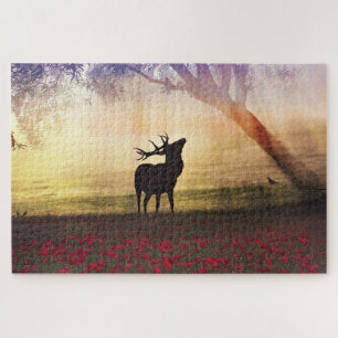 Hirschlandschaft Puzzle