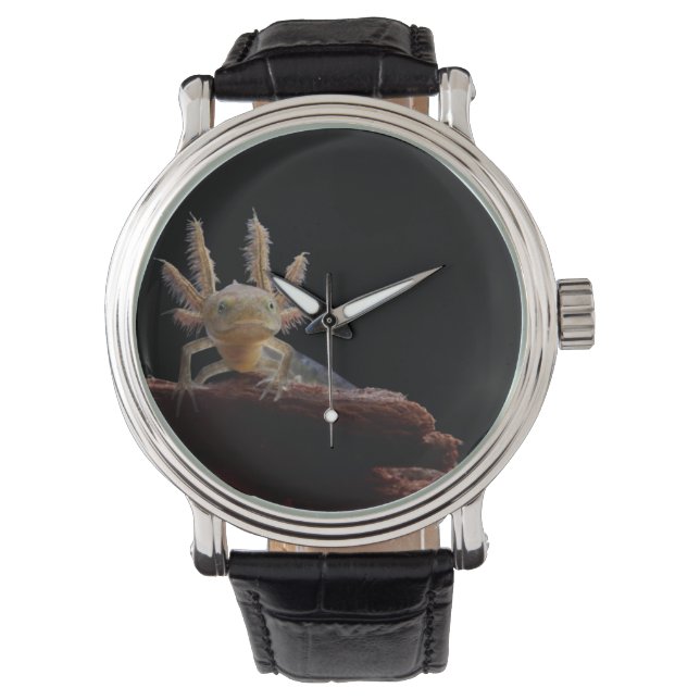 Hirschlarve Armbanduhr (Vorderseite)